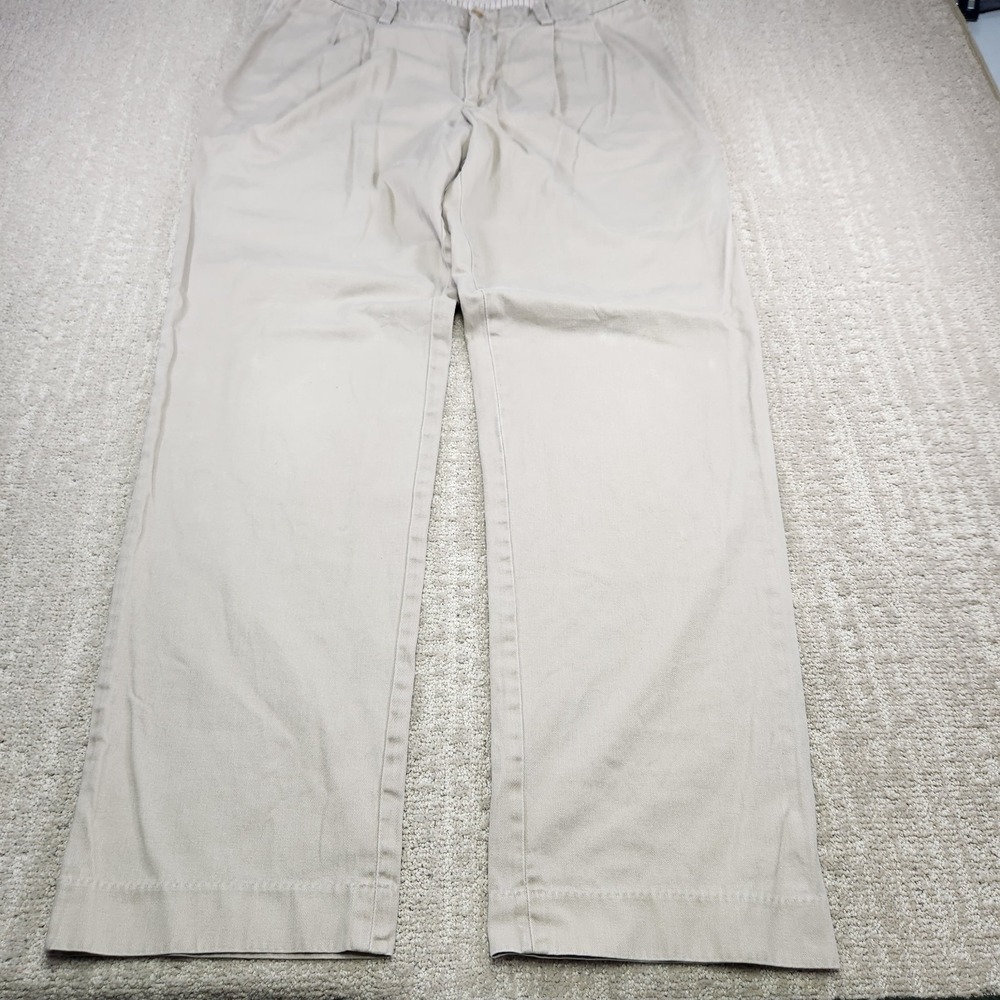 BILLS KHAKIS Pants Men 34x34 Pleated High Rise Trouser Twill M2 Baggy USA Made